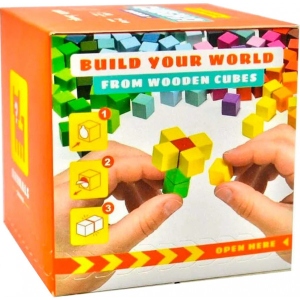 Дерев'яний конструктор для малюків Cubika Cubika World (15177)