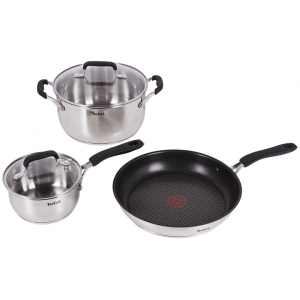 Набір посуду Tefal G7155S14 Cook & Cool 5 пр сковорода 28 см, 16/24 см