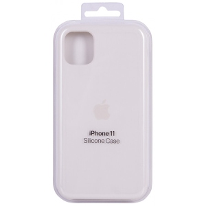 Чохол для смартфону Apple iPhone 11 Silicone Case - White (MWVX2ZM/A)