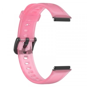 Ремінець для фітнес-браслету BeCover Crystal Style for Huawei Band 7/Honor Band 7 Pink (709433)