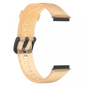 Ремінець для фітнес-браслету BeCover Crystal Style for Huawei Band 7/Honor Band 7 Orange (709435)