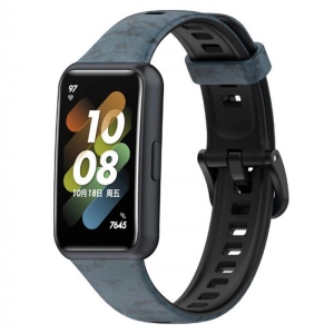 Ремінець для фітнес-браслету BeCover Modern Style for Huawei Band 7/Honor Band 7 Blue-Gray (709448)