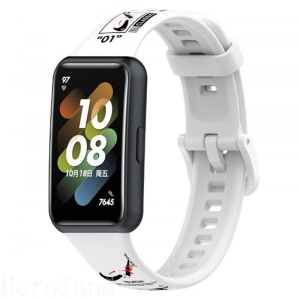 Ремінець для фітнес-браслету BeCover Modern Style for Huawei Band 7/Honor Band 7 White (709454)