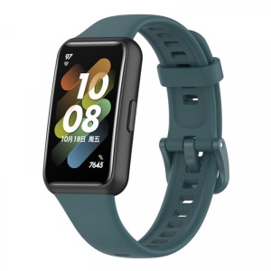 Ремінець для фітнес-браслету BeCover for Huawei Band 7/Honor Band 7 Dark Green (709461)