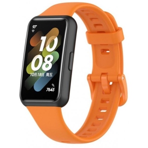 Ремінець для фітнес-браслету BeCover for Huawei Band 7/Honor Band 7 Orange (709470)