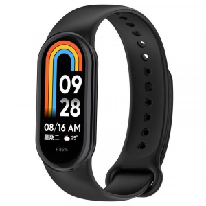 Ремінець для фітнес-браслету BeCover for Xiaomi Mi Smart Band 8 Black (709376)