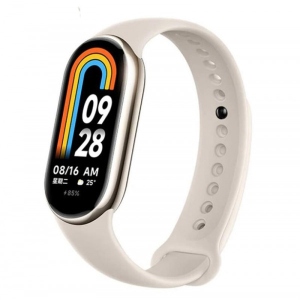 Ремінець для фітнес-браслету BeCover for Xiaomi Mi Smart Band 8 Beige (709377)