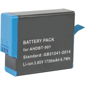 Акумулятор для екшн-камери PowerPlant GoPro AHDBT-901 1730mAh (CB970452)