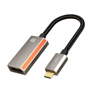 Кабель Cabletime USB-C - DisplayPort (M/F) 0.2m Gray (CP16A)