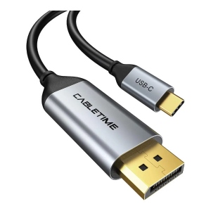 Кабель синхронізації даних Cabletime USB Type-C - DisplayPort 1m (CC10H)