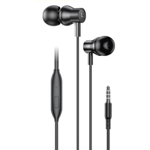 Навушники вкладиші дротові Foneng EP500 heavy bass metal remote earphone (EP500-E-R-HBM)