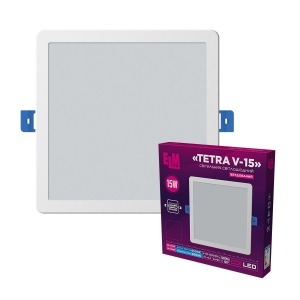 Світлодіодний світильник ELM Tetra V 15W 6500К IP20 (26-0063)