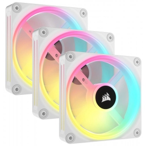 Корпусний вентилятор Corsair iCUE Link QX120 RGB PWM PC White (CO-9051006-WW)
