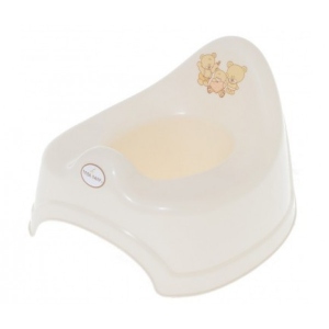 Горщик дитячий Tega Baby Ведмедики з музикою Бежевий (PO-038-119)