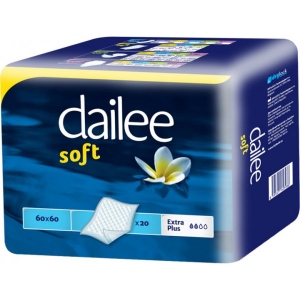 замовити Одноразова пелюшка Dailee Soft Extra Plus 60*60, 20 шт. (144.12.005)