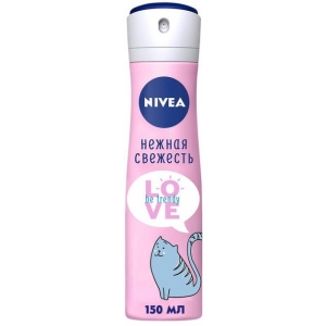 Дезодорант аерозольний NIVEA антіперсп LOVE BE TRENDY Ніжна свіжість 150мл