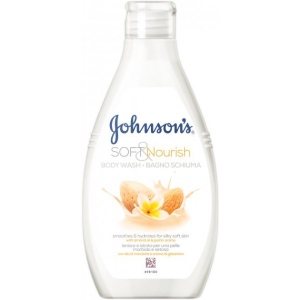 Гель для душа Johnson & Johnson Смягчающий и питательный с маслом миндаля и ароматом жасмина 750 мл (3574661384887) ціни