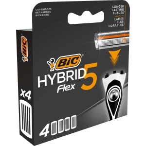 Картридж для станка чоловічого BIC Flex 5 Hybrid 4 шт. (​3086123644885)