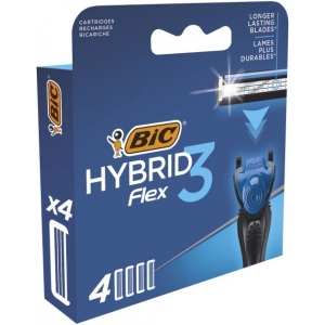 Картридж для станка чоловічого BIC Flex 3 Hybrid 4 шт. (3086123480926)