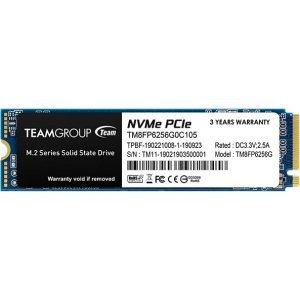 SSD-накопичувач внутрішній Team MP33 256GB M.2 2280 PCIe 3.0 x4 3D TLC (TM8FP6256G0C101)