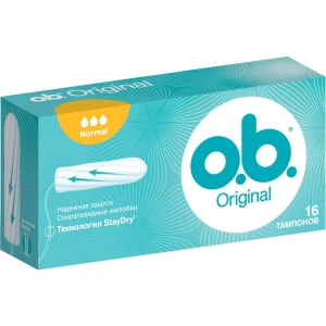 Тампони гігієнічні o.b. Original Normal 16 шт. (3574660089318)
