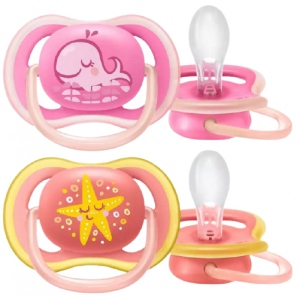 Ортодонтична пустушка Philips Avent Ultra-Air, 6-18 міс, 2 шт. (SCF085/04)