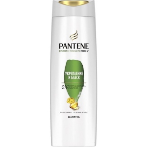 Шампунь жіночий Pantene Злиття з природою Зміцнення та Блиск 400 мл (5410076560752)