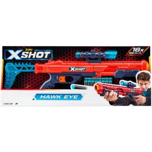 Бластер багатозарядний ZURU X-Shot Red EXCEL Hawk Eye (16 патронів) (36435R)