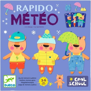 Настільна гра розвиваюча (3-4 роки) Djeco "Рапідо Метео" (DJ08527) офіційний магазин