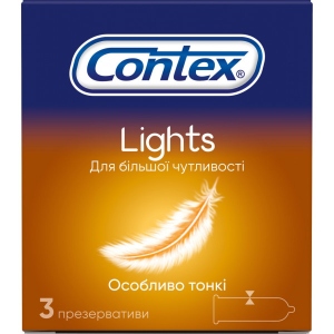 Презервативи Contex Lights 3 шт. (5060040300114)