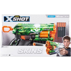 Бластер багатозарядний ZURU X-SHOT Skins Griefer Camo (12 патронів) (36561H)