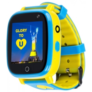 Дитячий годинник AmiGo GLORY GO001 Camera+LED Blue-Yellow