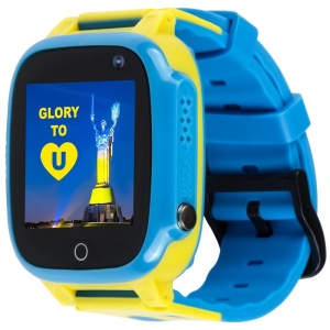 Дитячий годинник AmiGo GLORY GO008 GPS WiFi Blue-Yellow