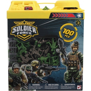 Ігрова фігурка солдатики Chap Mei Ігровий набір "Солдати" Bucket Playset (100 Pieces)/Кейс (100 ел.) (545032)
