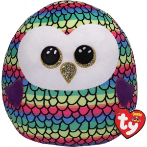 М'яка іграшка тварина TY SQUISH-A-BOOS 39191 Сова "OWEN" 40 см (39191) продаж