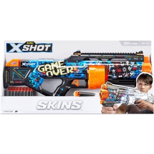 Бластер багатозарядний ZURU X-SHOT Skins Last Stand Game Over  (16 патронов) (36518A)
