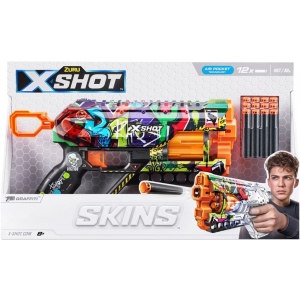 Бластер багатозарядний ZURU X-SHOT Skins Griefer Graffiti (12 патронів) (36561G)