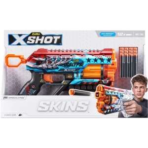 Бластер багатозарядний ZURU X-SHOT Skins Griefer Apocalypse (12 патронів) (36561E)