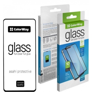 Захисне скло для смартфону Colorway Full Cover Full Glue Black for Xiaomi Redmi Note 10S