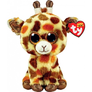 М'яка іграшка тварина TY Beanie Boos 36394 Жираф "STILTS" 15 см (36394)
