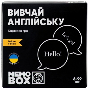 Настільна гра розвиваюча (8+) JoyBand-Bontoy MemoBox Delux Вивчай англійську (MBD104) в Україні