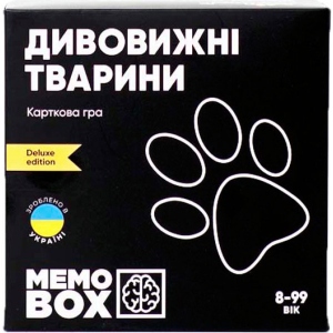 Настільна гра розважальна (8 +) JoyBand-Bontoy MemoBox Delux Дивовижні тварини (MBD106)
