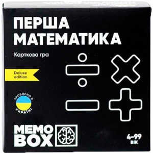 Настільна гра розвиваюча (5-7 років) JoyBand-Bontoy MemoBox Delux Перша математика (MBD101) замовити в Україні