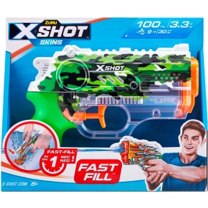 Водяний бластер ZURU X-Shot Fast FIill Sins Nano Jungle Camo (11853B)