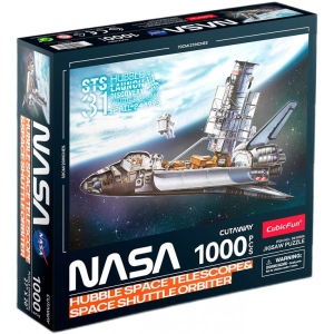 Пазли картонні (8 +) Cubic Fun NASA "Космічний телескоп "Хаббл" (DS1030h)