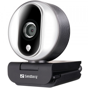 Веб-камера для комп'ютера Sandberg Streamer Webcam Pro Full HD Autofocus Ring Light (134-12) замовити в Україні