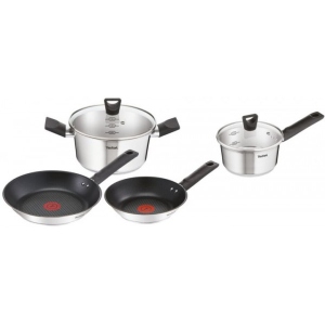 Набір посуду Tefal B906S604 Simpleo 6 пр. кастр.20 см/2,8 л, ковш 16 см/1,5 л, сковороды 20 см и 24 см