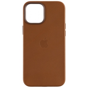 Чохол для смартфону Apple Leather Case with MagSafe - Saddle Brown iPhone 12 Pro Max (MHKL3)