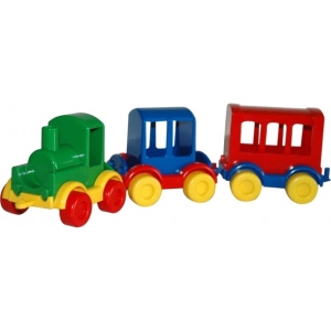 Базовий ігровий транспорт для малюка Tigres Паровозик "Kid cars" 3 шт. (39260)
