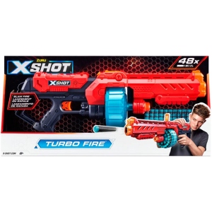 Бластер багатозарядний ZURU Red Excel Turbo Fire (48 патронів) (36270R)
